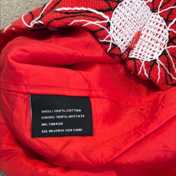 Carlisle Red Mini Pencil Skirt Casual - Picture 5 of 5